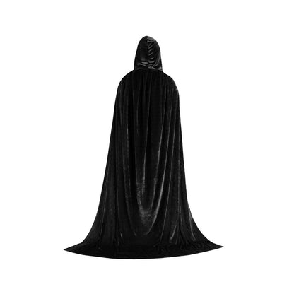 Halloween Cape with Hood for Men and Women Hooded Cloak