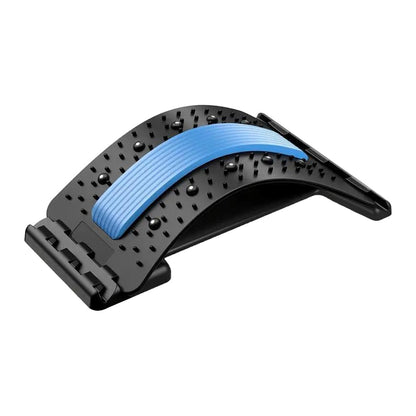 Four-Level Back Support Stretcher Back Massager Lumbar Back Support Stretcher Blue