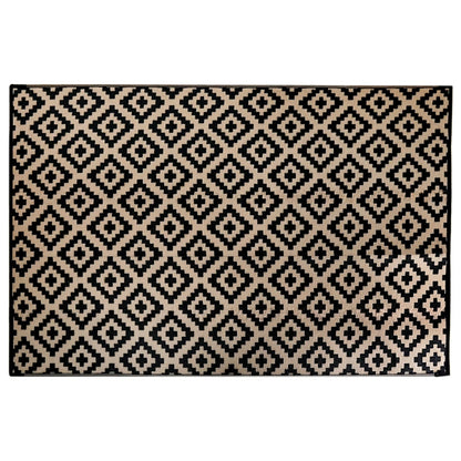 Camping Mat Outdoor Woven Mat Waterproof Reversible Picnic Rug for Beach Tent-Beige