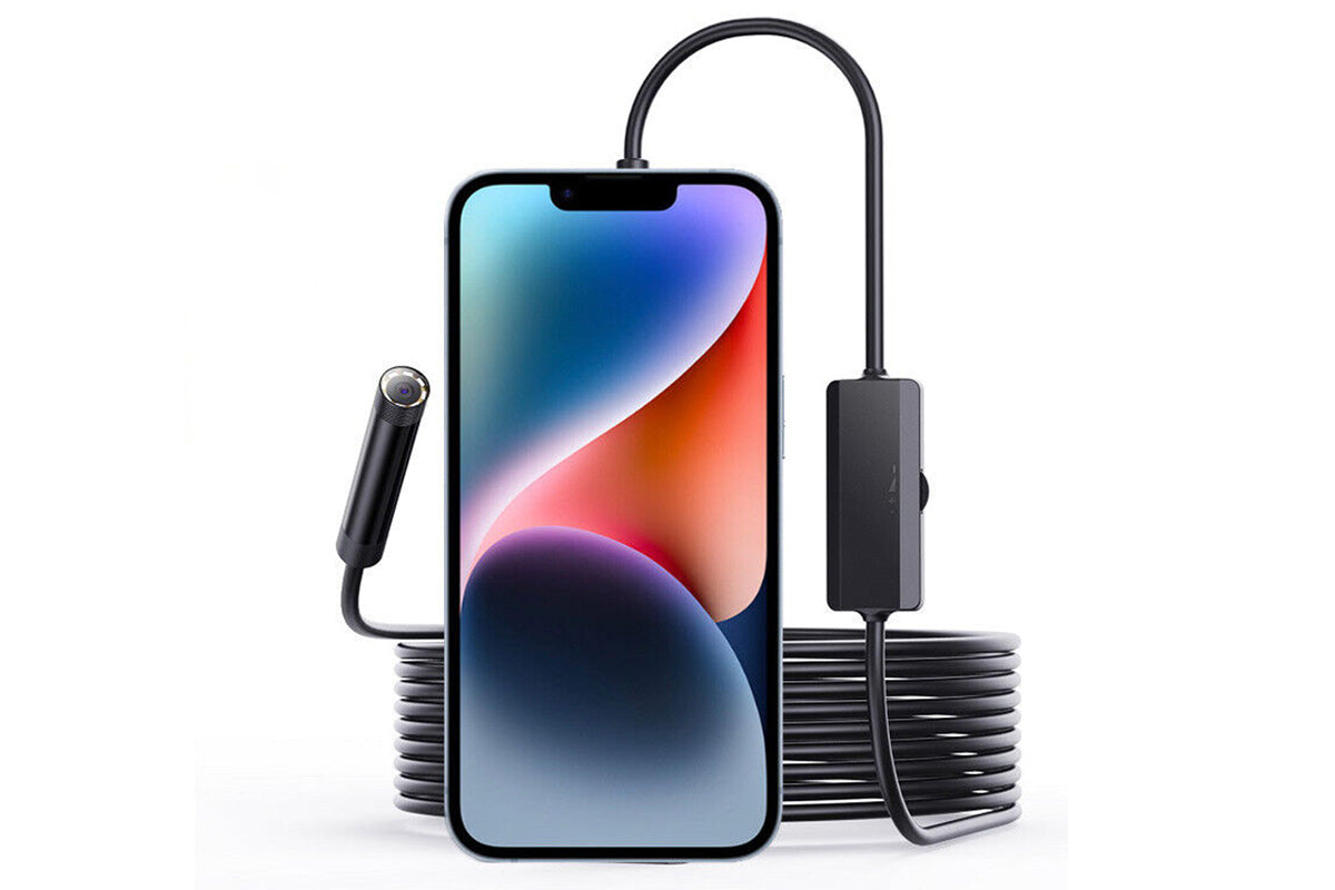 Direct Plug To iPhone iOS Borescope Endoscope Inspection Camera Water-Resistant Cable