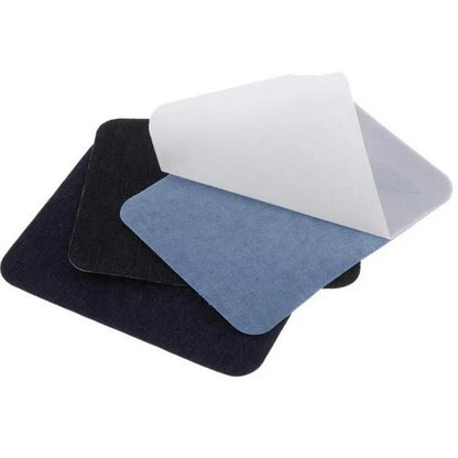 12Pcs Iron-on Patches Kits Denim Patches for Jeans Clothing Repair and Decoration