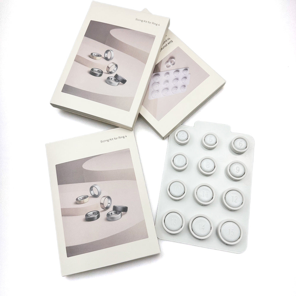 12-Piece Ring Sizer Set Compatible With Oura Ring 4 Unisex