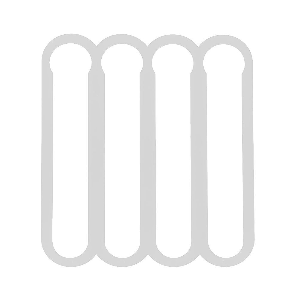 Magnetic Wall Mounted Coffee Pod Rack for Nespresso Vertuo Capsules Capsule Holder White