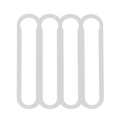 Magnetic Wall Mounted Coffee Pod Rack for Nespresso Vertuo Capsules Capsule Holder White