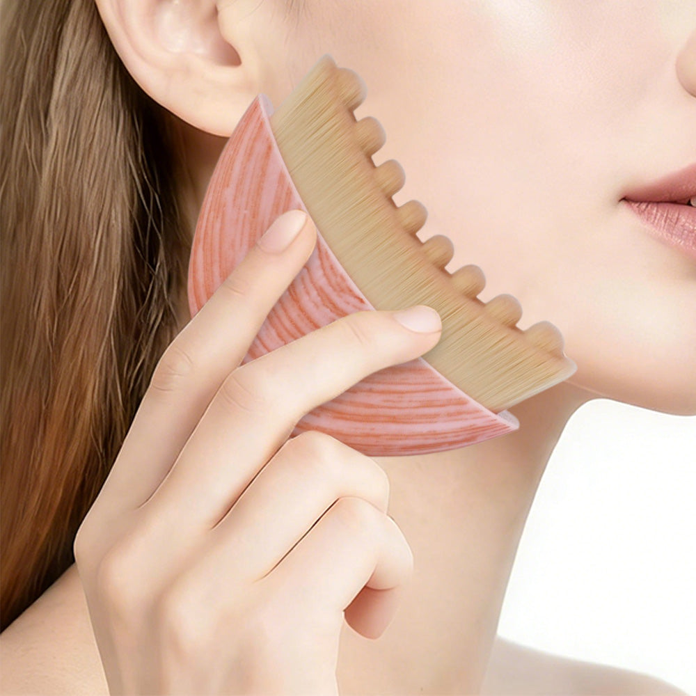 2 Pack Lymphatic Contour Face Brush Set