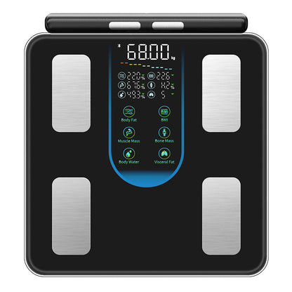 Smart Body Fat Scale 8 Electrode Dual Frequency Bluetooth Scale Measures 8 Key Metrics