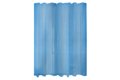 PEVA Shower Curtain Liner with Grommets and Hooks - Blue