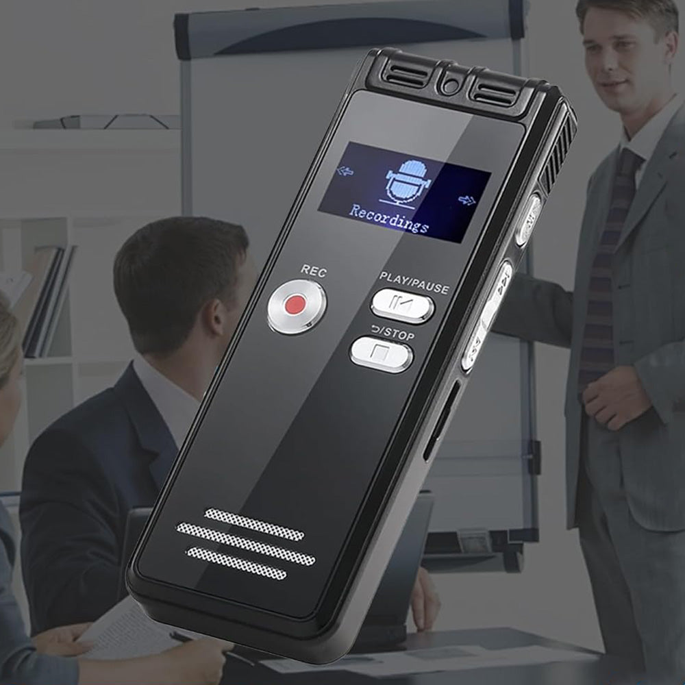 Digital Voice Activated Recorder with 32G TF Card Playback Audio Recording Device