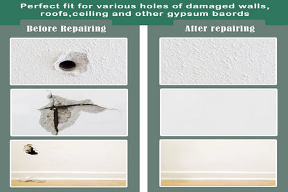 2 Pack Drywall Patch Kit 8 Inch with Self-Adhesive Mesh