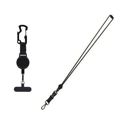Multi-Function Retractable Carabiner with Lanyard