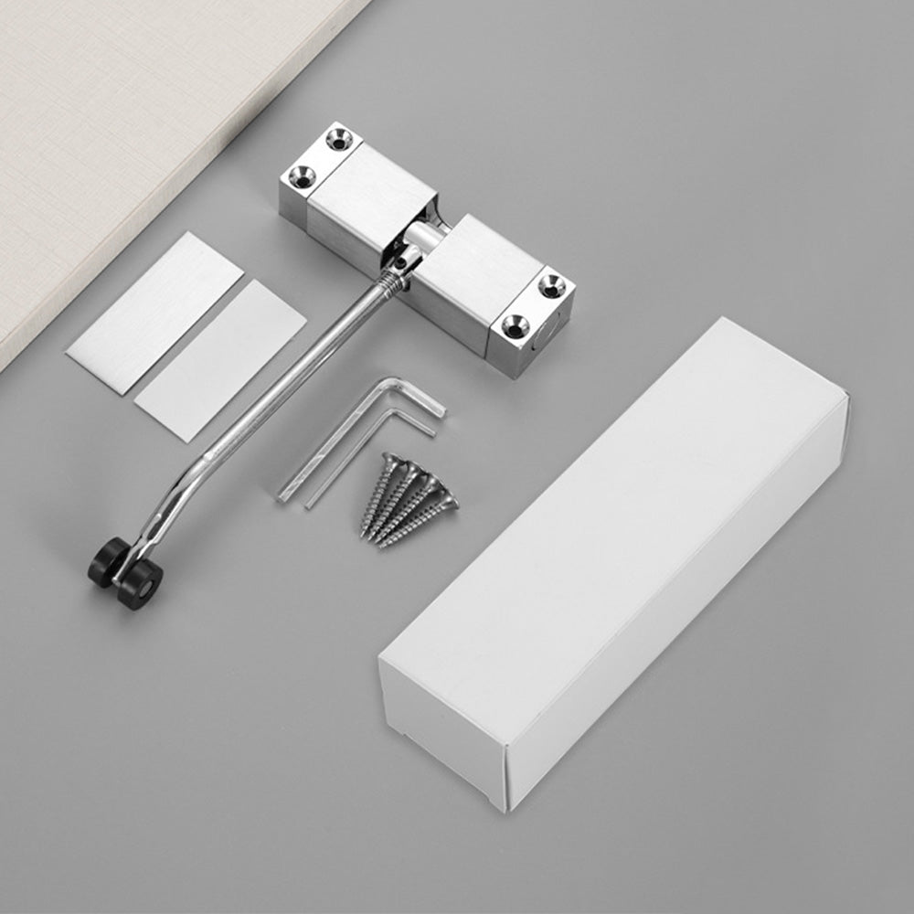 Adjustable Automatic Door Closer Aluminum Alloy for Interior Commercial Doors