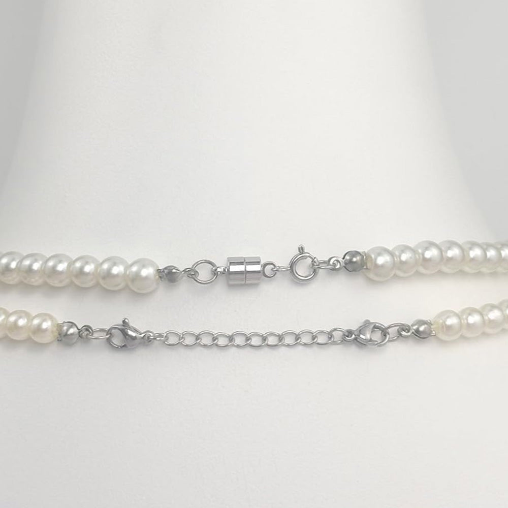 20Pcs Set Necklace Extenders and Clasps for Bracelet Chain Extension Jewelry Repair Kit White