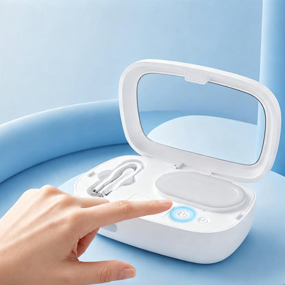 Ultrasonic Contact Lens Cleaner - White