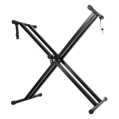 Folding Double Braced X Piano Keyboard Stand Adjustable Height Piano Stand