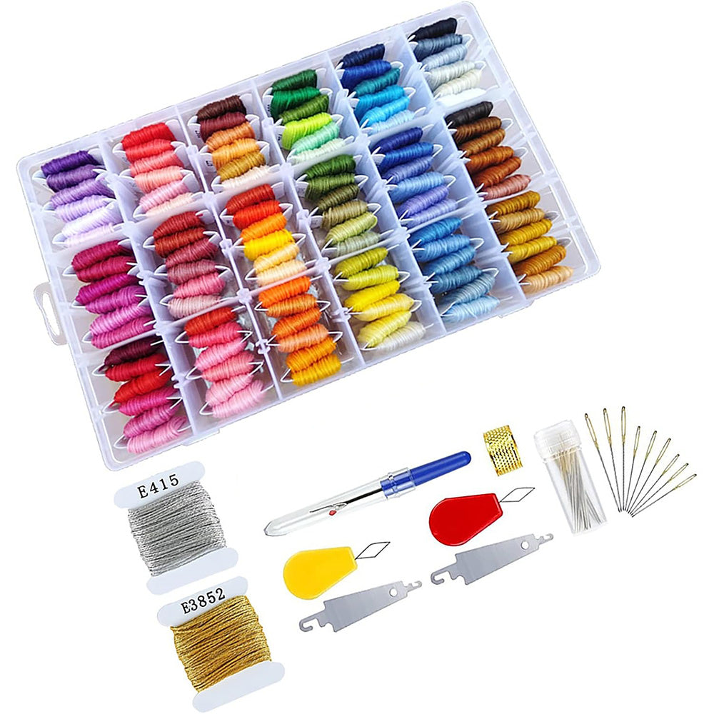 108 Color Friendship Bracelet String Kit Embroidery Floss Set