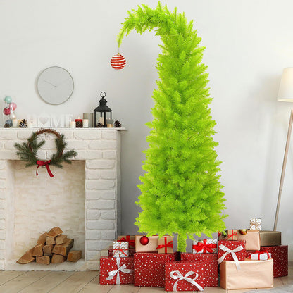 150cm Simulation Christmas Tree with Light Whimsical Xmas Tree Home Decor