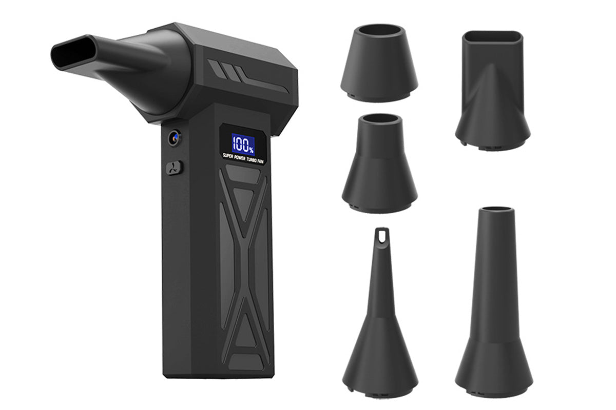 110000RPM Electric Compressed Air Duster Powerful Blower 4 Speed Adjustable