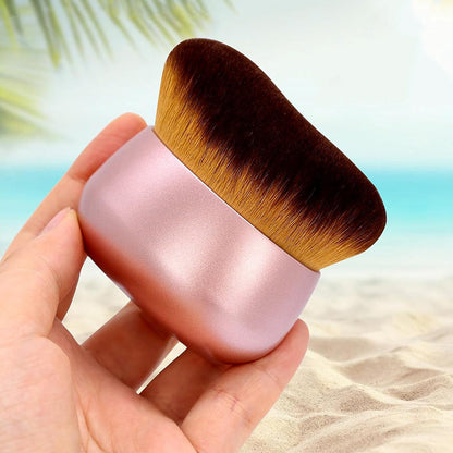 Extra Large Body Makeup Brush for Self Tanner & Liquid Cream Blending Pink
