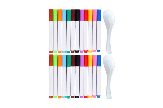 12 Color Magical Water Painting Pen for Kids Magic Floating Ink Pen 2 PCS