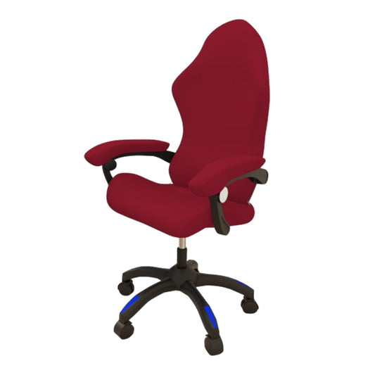 Stretchy Gaming Chair Cover Office Chair Swivel Chair Slipcover Red