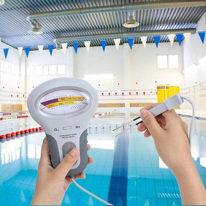 2-in-1 Swimming Pool Water Tester Handheld Chlorine and PH Meter