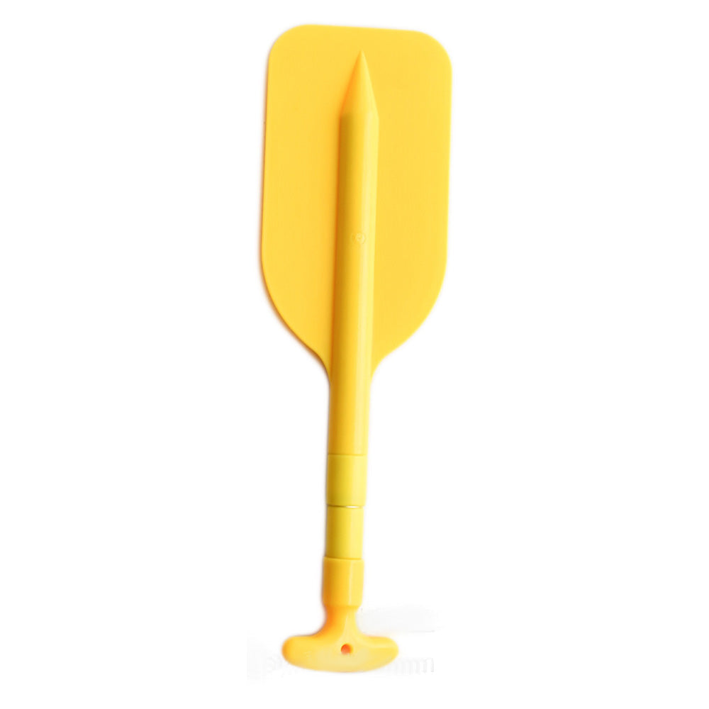 Telescoping Boat Paddle Portable Aluminium Shaft for Kayaing Boating Canoeing River Tubing Yellow