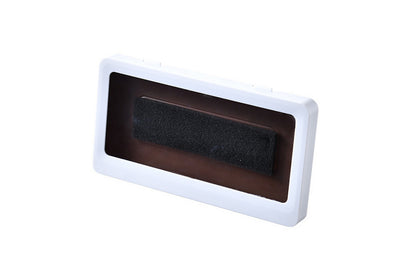 2Pcs Bathroom Waterproof Anti-Fog Wall Mount Shower Phone Storage Case-White