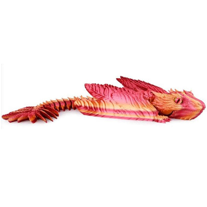 3D Printed Wyvern Dragon Flexible Articulated Dragon Toy Desktop Decor Style 1