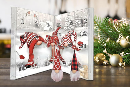 Christmas Gnomes Advent Calendar 2025 24-day Countdown Calendar Dwarf Ornaments-3 Gnome