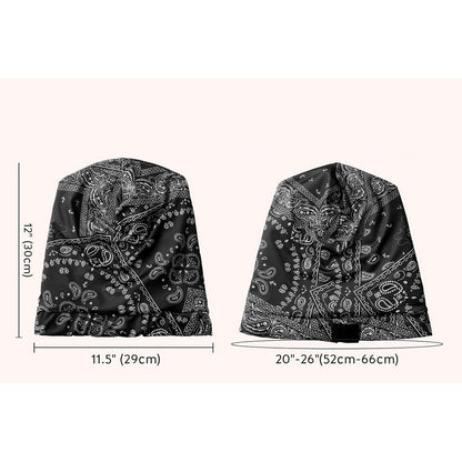 Hair Bonnet for Sleeping Women with Adjustable Strap for Curly Short Long Hair