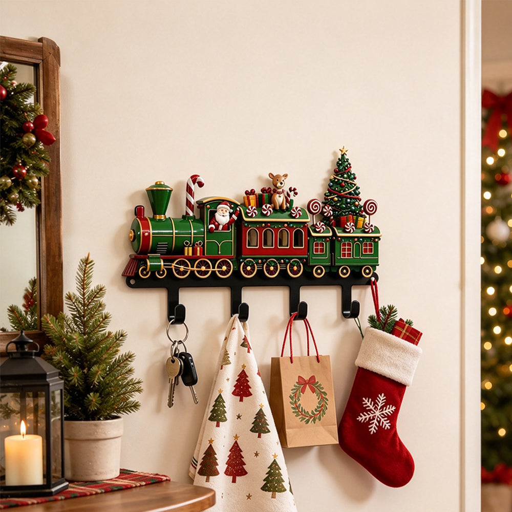 Christmas Wall Hanger Shelf Christmas Storage Rack with Light