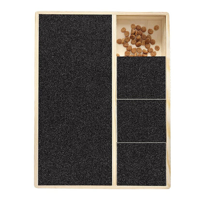 Wooden Dog Nail Scratch Board Interactive Nail File Pad for Dogs Indoor & Outdoor