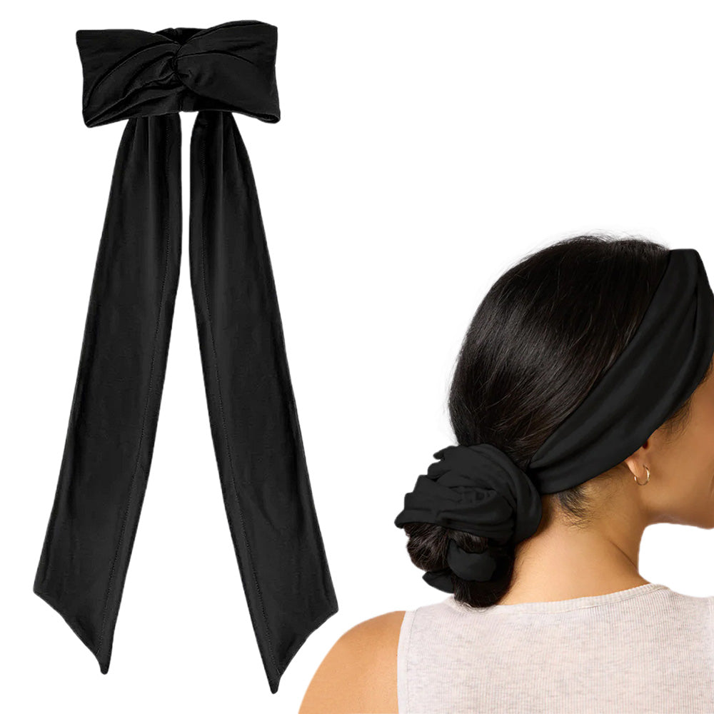 Heatless Curling Headband with Flexible Styling Wires - Black