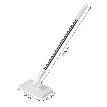 Mini Mop with 4 Reusable Cloths Wet and Dry Click Mops