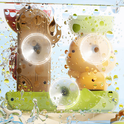 Animal Suction Waterfall Bath Toy Water Wheel for Boys Girls