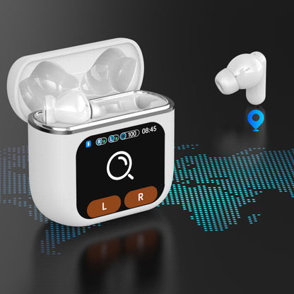 Wireless Bluetooth Headphones Touch Control Stereo Earbuds Headset White