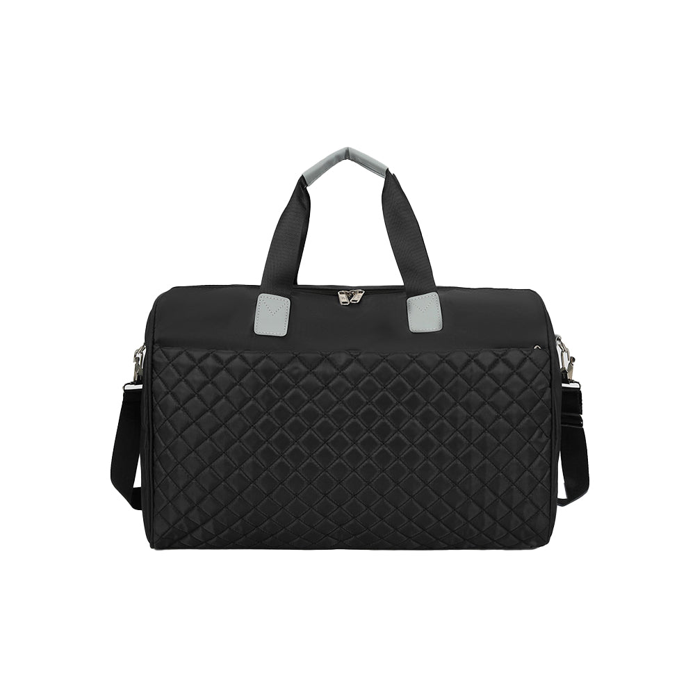 Women Large Travel Duffle Bag Carry-on Overnight Bag Weekend Travel Tote Bag Yoga Gym Bag Black