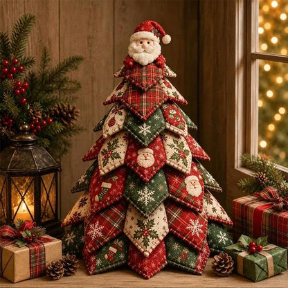 Christmas DIY Felt Craft Kit 3D Quilted Christmas Decoration Kit for Adult - Santa