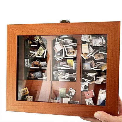 Bookshelf Sensory Desk Toy with Miniature Books