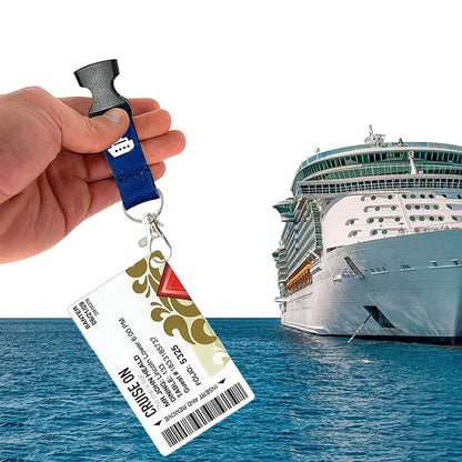 4PCS Cruise Lanyards with Retractable Badge & Waterproof ID Holder