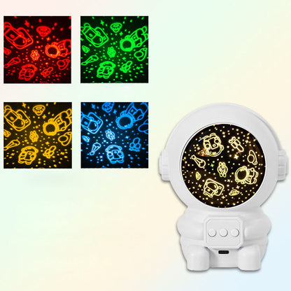 Astronaut Projector Light Starry Music Night Light Bedside Table Lamp Kids Gift