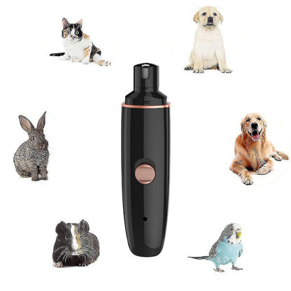 Rechargeable Electric Pet Nail Grinder Cat Painless Paw Clipper Trimmer Grooming Tool