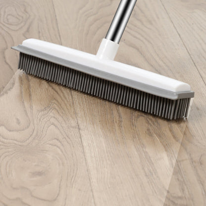 3-Section Soft Bristle Broom Pet Hair Remover Non Scratch Sweeper Brush
