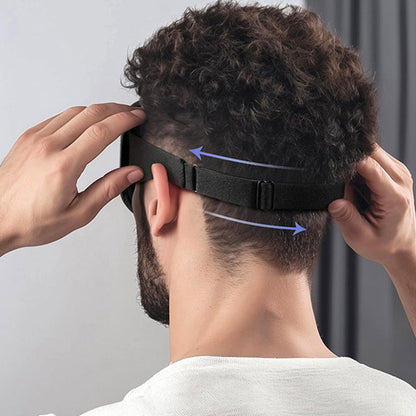 3D Sleeping Eye Mask Breathable Light Blocking Night Mask Black