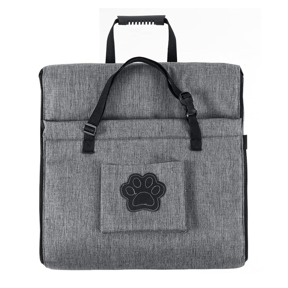 Foldable Water-resistant Dog Auto Seat Pad - Grey