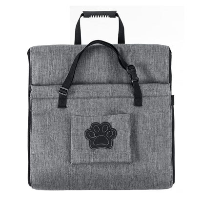 Foldable Water-resistant Dog Auto Seat Pad - Grey