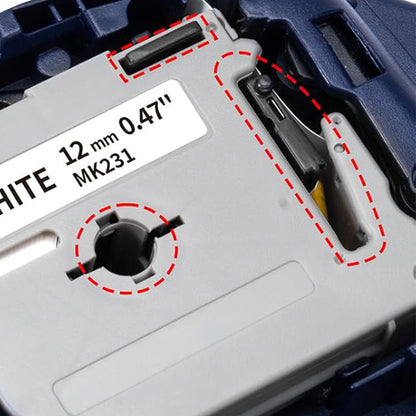 12mm Label Tape Replace for Brother Label Makers MK231