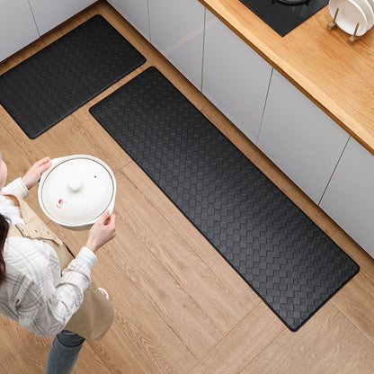 Kitchen Mat Waterproof Floor Mat - Black