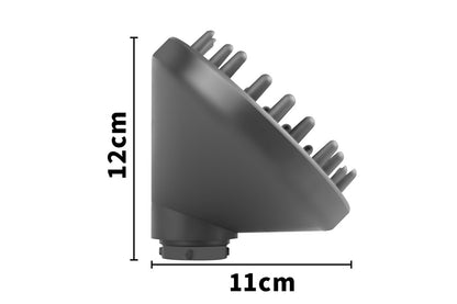 Upgraded Diffuser Attachment for Dyson Airwrap Styler HS01 HS05 Converts to Hair Dryer Nozzle -Grey