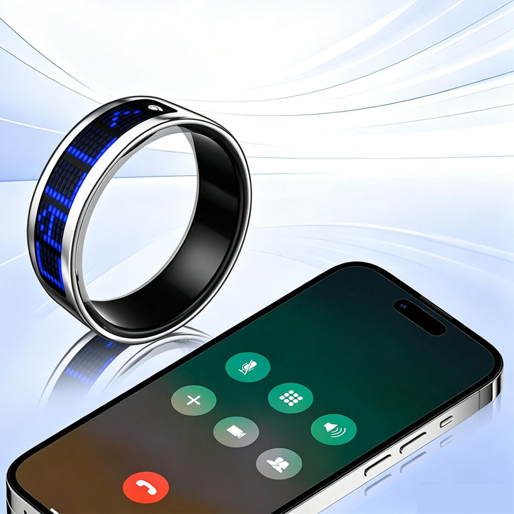 IP68 Waterproof Smart Ring-Silver